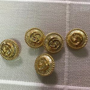 20mm Gucci buttons set 5 pieces
